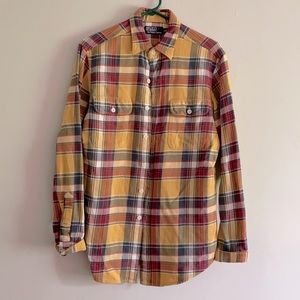 ralph lauren thick flannel shirt